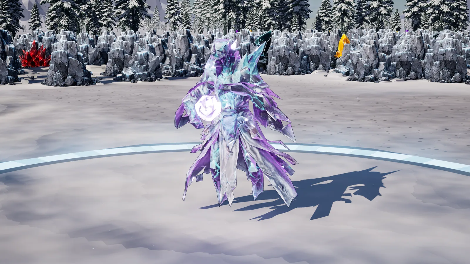 Cryo-Mage, a Firnreach enemy, standing on packed snow in daylight.