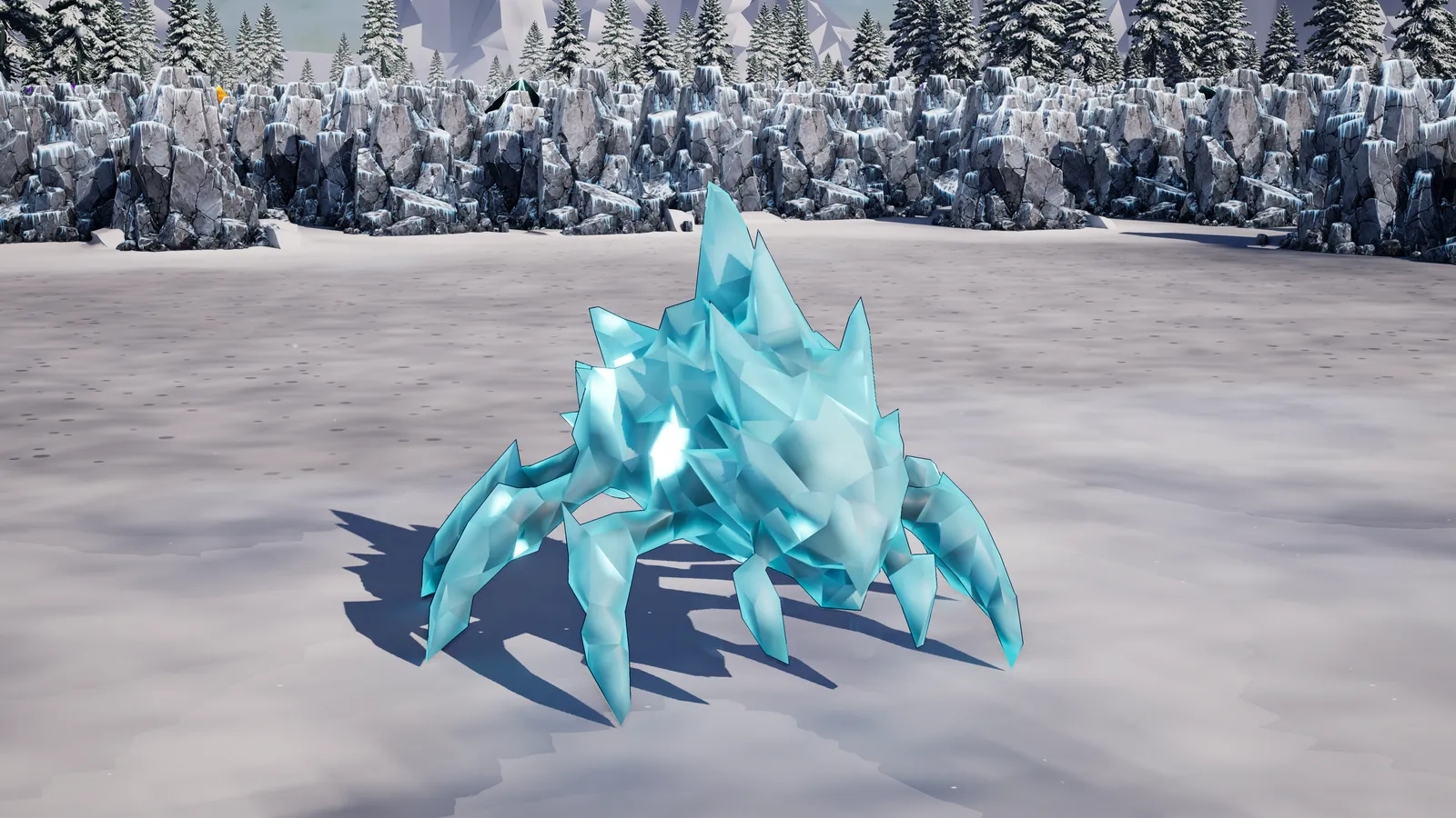 Frost Mite, a Firnreach enemy, standing on packed snow in daylight.